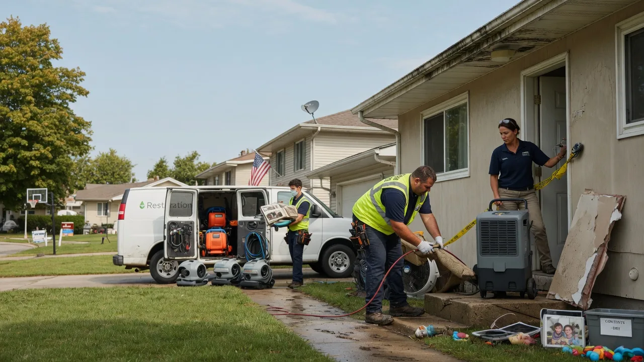 Water Damage Restoration in Ames, IA near me